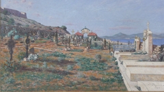 The cemetery of S. Tropez by Auguste Pegurier