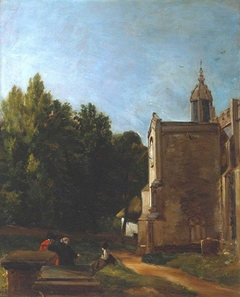 The Church Porch, East Bergholt by John Constable