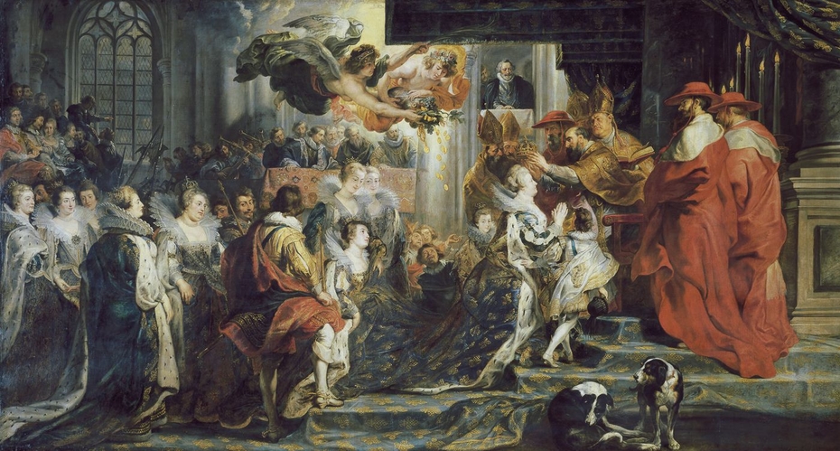 The Coronation of Marie de' Medici in Saint-Denis