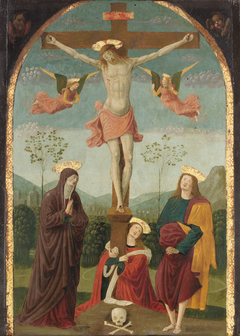 The Crucifixion by Alesso di Benozzo