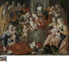 The Family of Saint Anne by Maerten de Vos