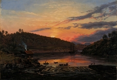 The Fiord at Klosteret near Skien by Johan Christian Dahl