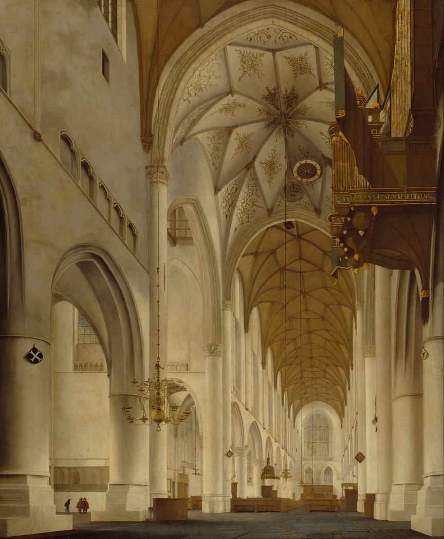 The Interior of St Bavo's Church, Haarlem