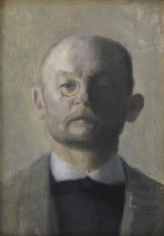 The Painter Kristian Zahrtmann by Vilhelm Hammershøi