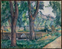 The Pool at the Jas de Bouffan by Paul Cézanne