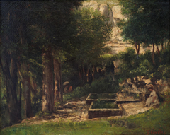 The Spring in Fouras by Gustave Courbet