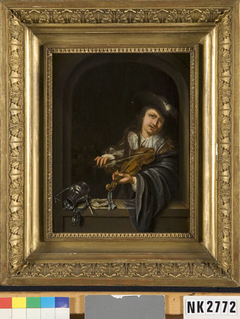 The Violin Player by Frans van Mieris the Elder