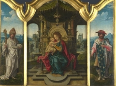 The Virgin and Child Enthroned by Anonymous