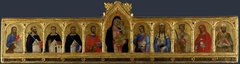 The Virgin and Child with Ten Saints by Andrea di Bonaiuto