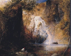 The Waterfalls, Pistil Mawddach, North Wales by Samuel Palmer