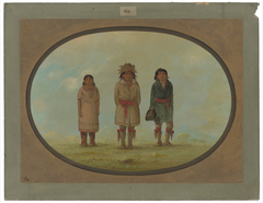 Three Creek Indians by George Catlin