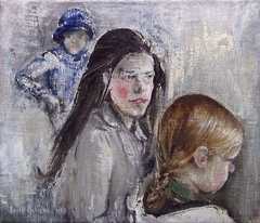 Three Girls by Per Smith-Kielland