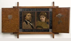 Triptych with Portrait of the Painter Lawrence Alma Tadema and his Second Wife
