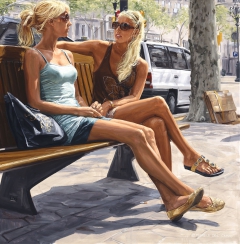 Two blondes by Michele Del Campo