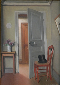 The Top Hat, Interior by Félix Vallotton
