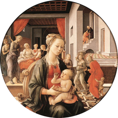 Virgin with the Child and Scenes from the Life of St Anne by Filippo Lippi