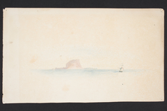 Untitled. [Island with ship]