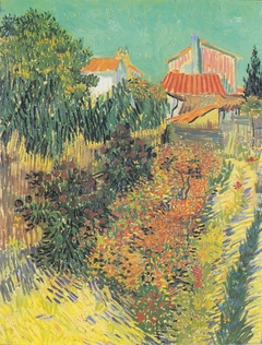 Noon or garden behind a house by Vincent van Gogh