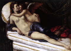 Venus Embracing Cupid