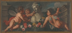 Venus Surrounded by Amors by Stredoeurópsky maliar z 18 storočia