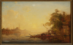 View of Constantinople by Félix Ziem