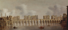 View of London Bridge by Claude de Jongh