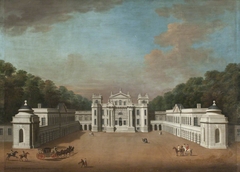 View of North Front (entrance) of Seaton Delaval Hall by Arthur Pond