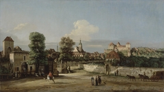 View of Pirna from the West, from the Corner of Wide Street by Bernardo Bellotto