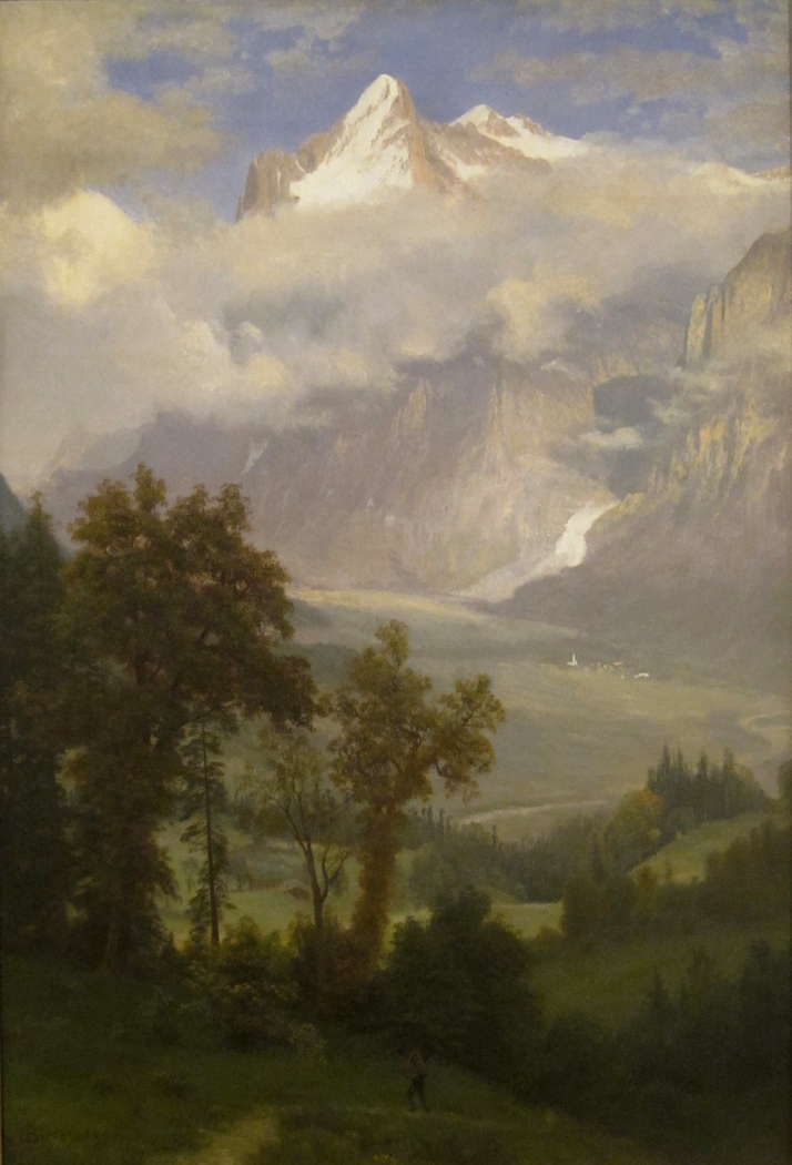 View of Wetterhorn from the Valley of Grindelwald