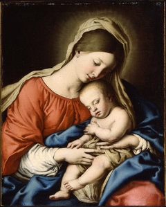 Virgin and Child by Giovanni Battista Salvi da Sassoferrato