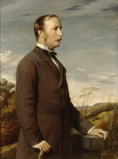 William John Legh, 1st Baron Newton (1828-1898) by George Richmond
