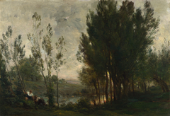 Willows by Charles-François Daubigny