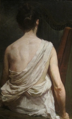Woman with a Harp by Elizabeth Nourse
