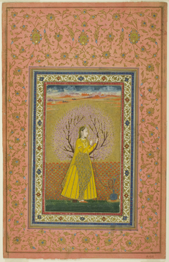 Young Woman Smoking a Huqqa by Anonymous