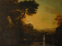 A Classical Landscape (style of Claude) by Martha Buckworth