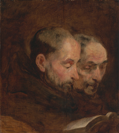 A Copy after a Painting Traditionally Attributed to Van Dyck of Two Monks Reading by Anonymous