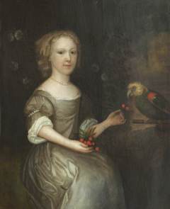 A Daughter of Sir John Hobart, 3rd Bt (1627-1683), possibly Philippa Hobart, later Lady Pye by Unknown Artist
