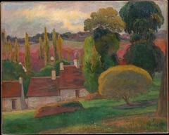 A Farm in Brittany by Paul Gauguin