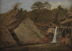 Aberdyllis Mill, Vale of Neath by George Orleans Delamotte