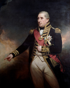 Admiral Sir John Thomas Duckworth (1748-1817) by William Beechey