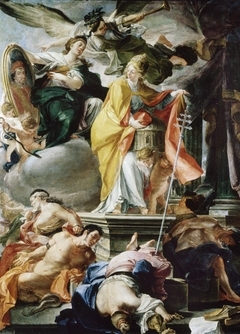 Allegory of the Papacy of Clement XI by Domenico Antonio Vaccaro