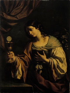 An allegory of faith (St. Clare) by Ivan Akimov