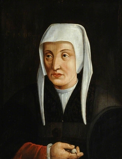 An Unknown Lady in a White Cap by Anonymous