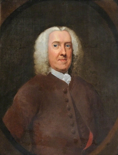 An Unknown Man in a Brown Coat (a Chancellor of the Exchequer ?) by Anonymous