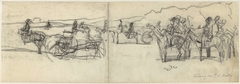 Artillerie in het veld by George Hendrik Breitner