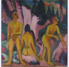 Bathers by Ernst Ludwig Kirchner