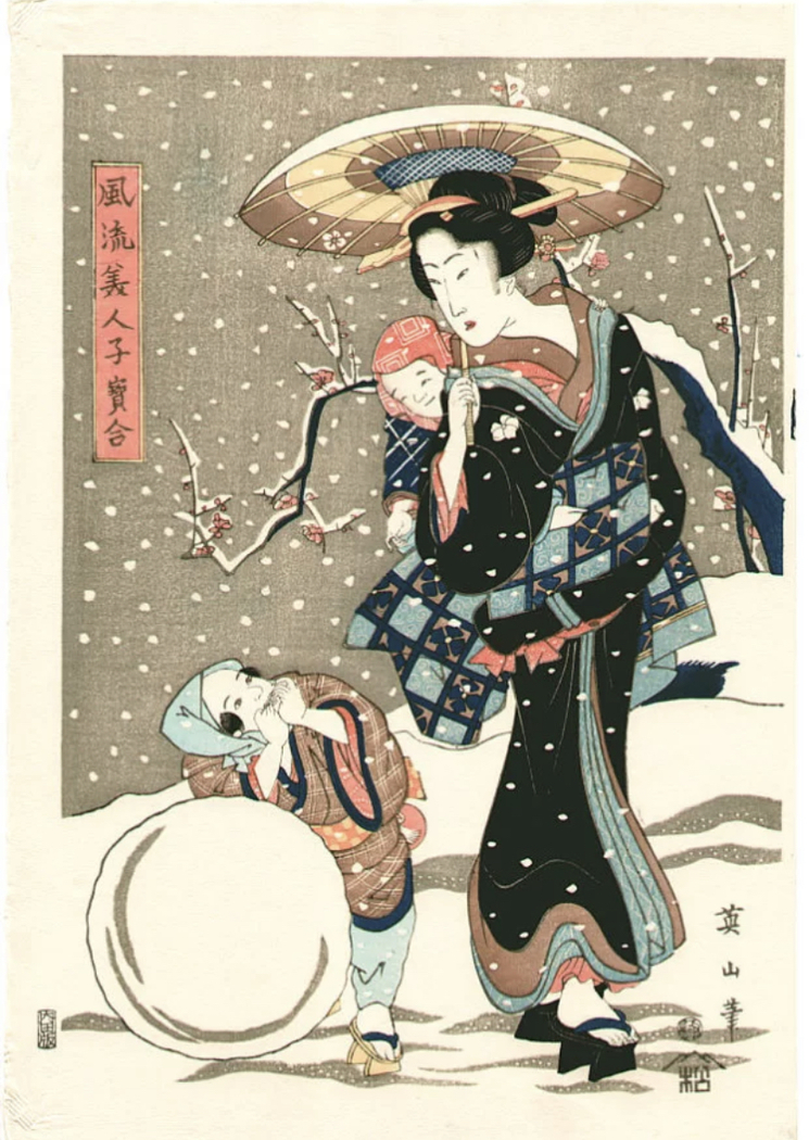 Beauty and Children in Winter