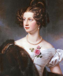 Bildnis der Amalie von Lerchenfeld by Joseph Karl Stieler