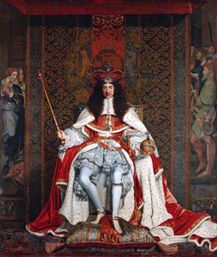 Charles II of England in Coronation robes by John Michael Wright