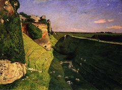 Chateau d'Arques in Normandy by Eilif Peterssen
